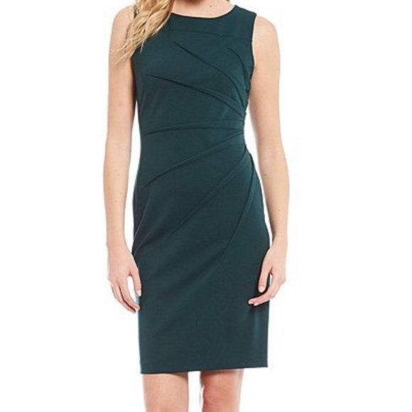 Calvin Klein Dresses & Skirts - Calvin Klein Dark Green Cocktail Dress Size 4